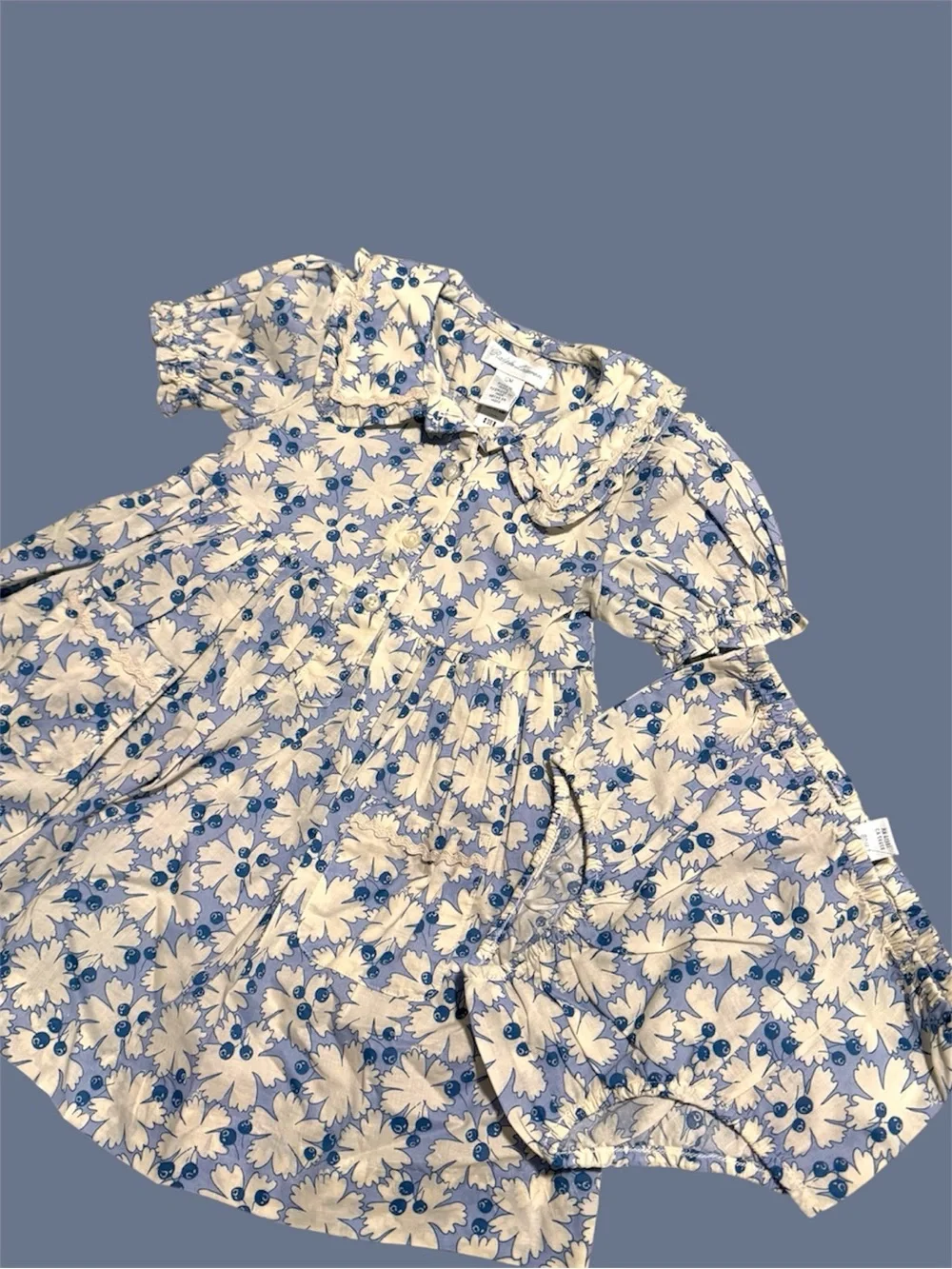 Ralph Lauren baby floral berry dress